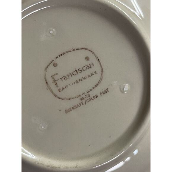 Franciscan 8.5” Apple Vintage Soup Pasta Bowl USA - Picture 3 of 4